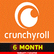🟠 Crunchyroll Premium 6 MONTH ✅ ANIME ✅ WARRANTY