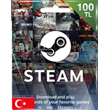 STEAM WALLET GIFT CARD 100 TL (FOR TURKEY ACCOUNTS)