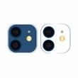 iPhone 12 - camera lenses on white background isolate