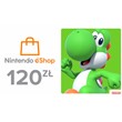 ⭐️ Nintendo eShop 120 PLN Gift Card (Official 🔑KEY)