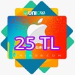 ✅ iTunes - 25 TL 🔥 Gift Card 🎁 0% Fee  (TURKEY)