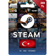 Steam Wallet Gift Card Key - 200 TL Turkey + Bonus