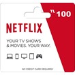 Netflix (Turkey) Gift Card / Digital Code 100 TL