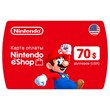 Nintendo eShop Card 70$ США 0% Fee + 🎁Gift