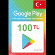 ✅💎GOOGLE PLAY GİFT CARD 100 TL ✅💎 AUTO DELIVERY
