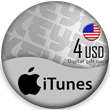 🔰 iTunes Gift Card 🎵 $4 USA [No fees]