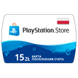 PlayStation Network Card 15 PLN (PL) 🔵No fee