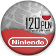🔰 Nintendo Gift Card ⭕ 120 PLN (Poland) [No fees]