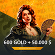 🤠 RDO » 🧽 600 GOLD 💰 50.000 💲BONUSES