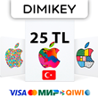✅ iTunes, AppStore 25 TL Turkey [Code]