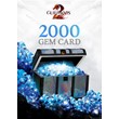GUILD WARS 2 2000 GEMS CARD ✅ (GLOBAL KEY)