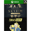 🌍Skyrim Anniversary Edition +Fallout 4 G.O.T.Y. XBOX🔑