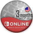 🔰 Nintendo Switch Online ⭕ 3 Months USA [No fees]