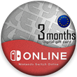 🔰 Nintendo Switch Online ⭕ 3 Months Euro [No fees]