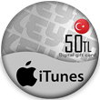 🔰 iTunes Gift Card 🎵 50 TL Turkey [No fees]