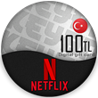 🔰 Netflix Gift Card 🔴 75/100/200 TL Turkey