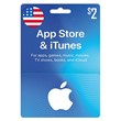 iTunes & App Store 2 USD (USA)