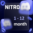 👾DISCORD NITRO 1-12 MONTHS + 2 BOOST FULL 🔥 FAST