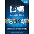 BLIZZARD GIFT CARD USA 20$