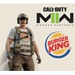 🍔💥COD MW II Burger Town Operator Skin  1h 2XP Boost ✅