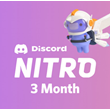 ⭐ Discord Nitro 3 Months + 2 boosts ⭐