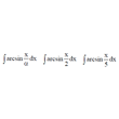 Solved integral of the form ∫arcsin(x/α)dx