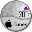 🔰 iTunes Gift Card 🎵 $20 USA [No fees]