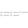 Solved integral of the form ∫(x^2+α)sinβxdx
