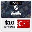 🟥 STEAM GIFT CARD -  ТУРЦИЯ ⚫ 9,5 USD. АВТО
