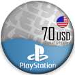 🔰 Playstation Network PSN ⏺ 70$ (USA) [No fees]