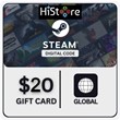 🟥 STEAM GIFT CARD ⭐🔵🔴 20$ USD (USA)