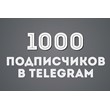 🔥 1000+ subscribers to your TELEGRAM channel🔥