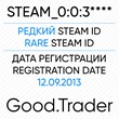 STEAM_0:0:3**** | Старый Steam акк | 5DIG | 12 Sep 2003