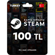 🚀 STEAM TURKEY  🚀 GIFT CARD 100 TL 🇹🇷