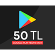 🕷 Google Play (Turkey) gift card 50TL🕷
