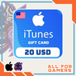 🍏 iTunes Gift Card - 20 USD (USA) 🇺🇸 🛒No fees
