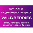 Wildberries. Base Contact sellers 17.02.23