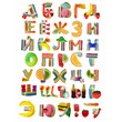 Decorative letters from gummy candies
