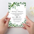Template of the invitation to the wedding  №402