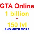 Grand Theft Auto V: 1 billion + 150 lvl
