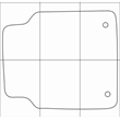 AUDI A8 2010--  Vector patterns for car mats