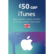 🍏iTunes & App Store 🍏Gift Card 50 GBP - UK Instant⚡
