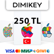 ✅ iTunes, AppStore 250 TL Turkey [Code]