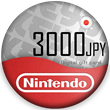🔰 Nintendo eShop Gift Card ⭕3000円 Japan [0% fees]