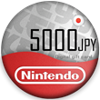 🔰 Nintendo eShop Gift Card ⭕5000円 Japan [0% fees]