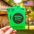 ✅Spotify Gift card 10/30/60$ USD🎧(USA) Official Key🗝️