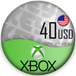 🔰 Xbox Gift Card ✅ 40$ (USA) [No fees]