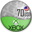 🔰 Xbox Gift Card ✅ 70$ (USA) [No fees]