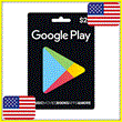 ⭐Google Play Gift Card✨USA 5-70$ ❇️(Official KEY)