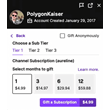 🔥 GIFT SUBSCRIPTION ✅ TWITCH SUB ✅ | 1-3-6 MONTHS